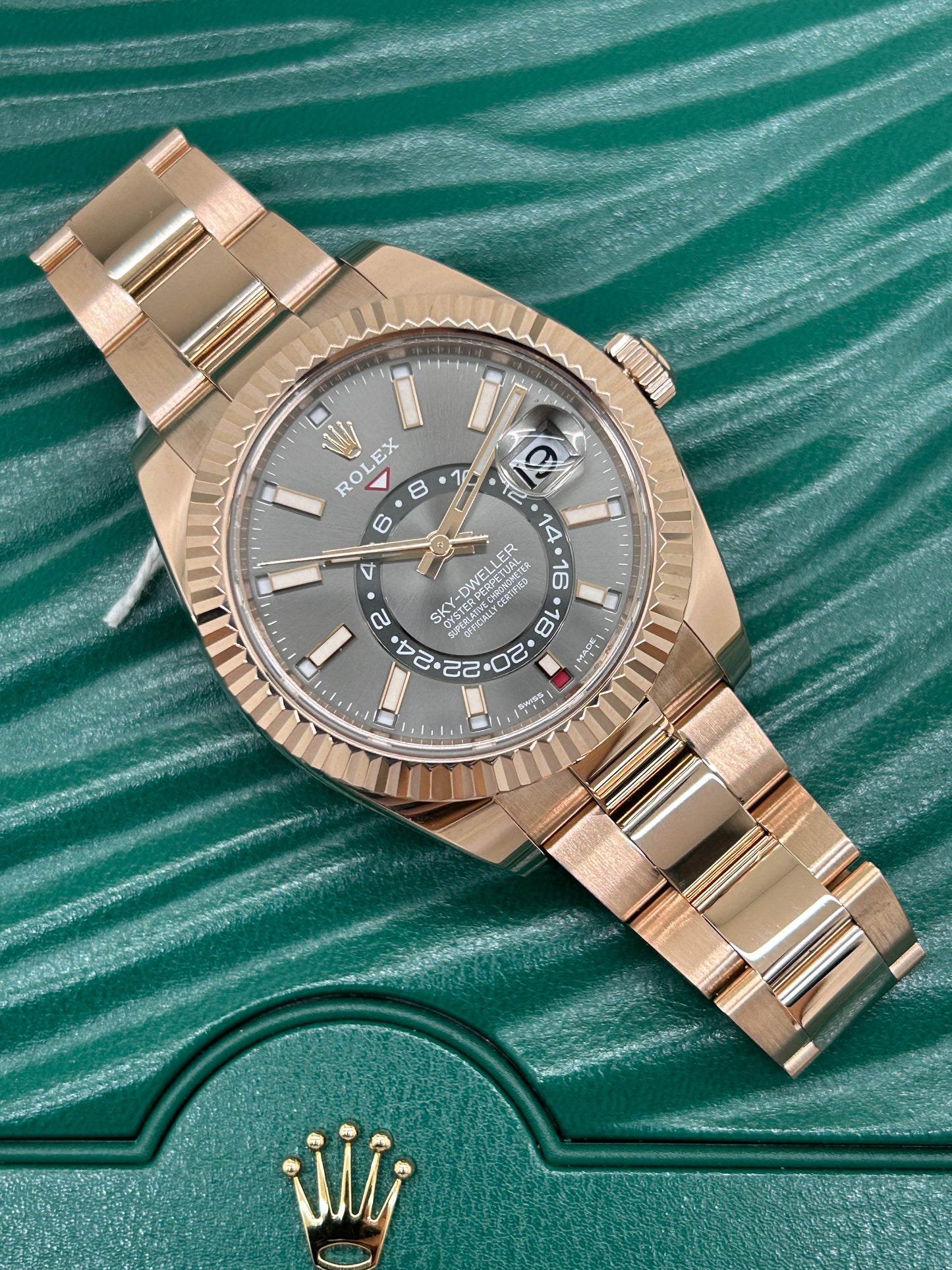 Rolex Sky-Dweller - Grey Dial - 18k Rose Gold - Ref. 326935 - Year 2020