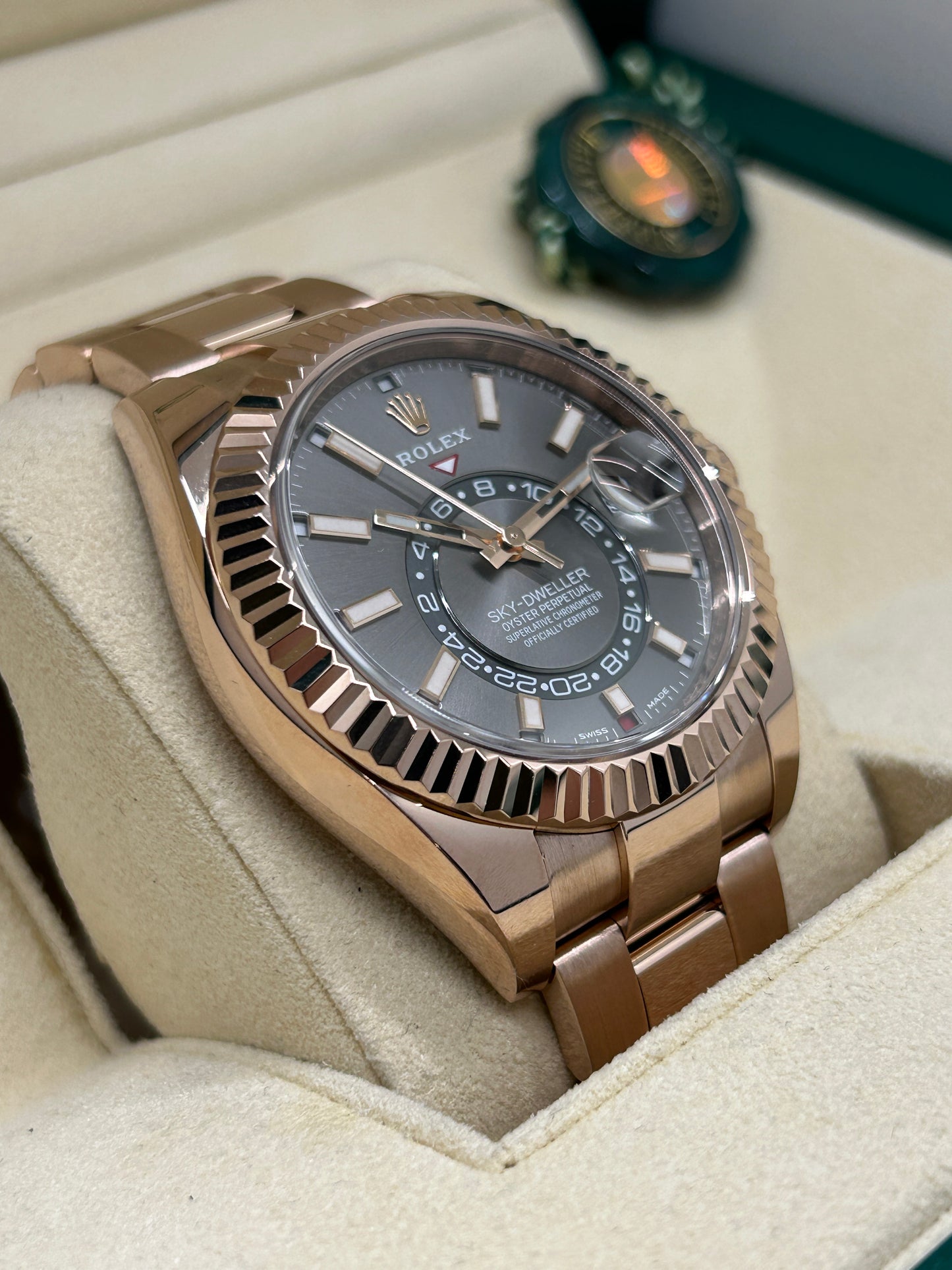 Rolex Sky-Dweller - Grey Dial - 18k Rose Gold - Ref. 326935 - Year 2020