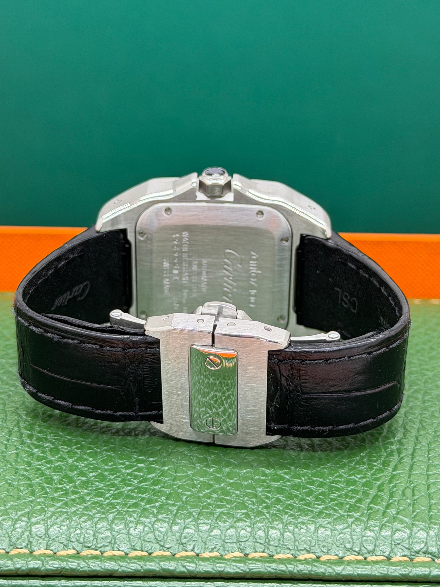 Cartier Santos 100 - Medium Size - White Dial - Ref 2878