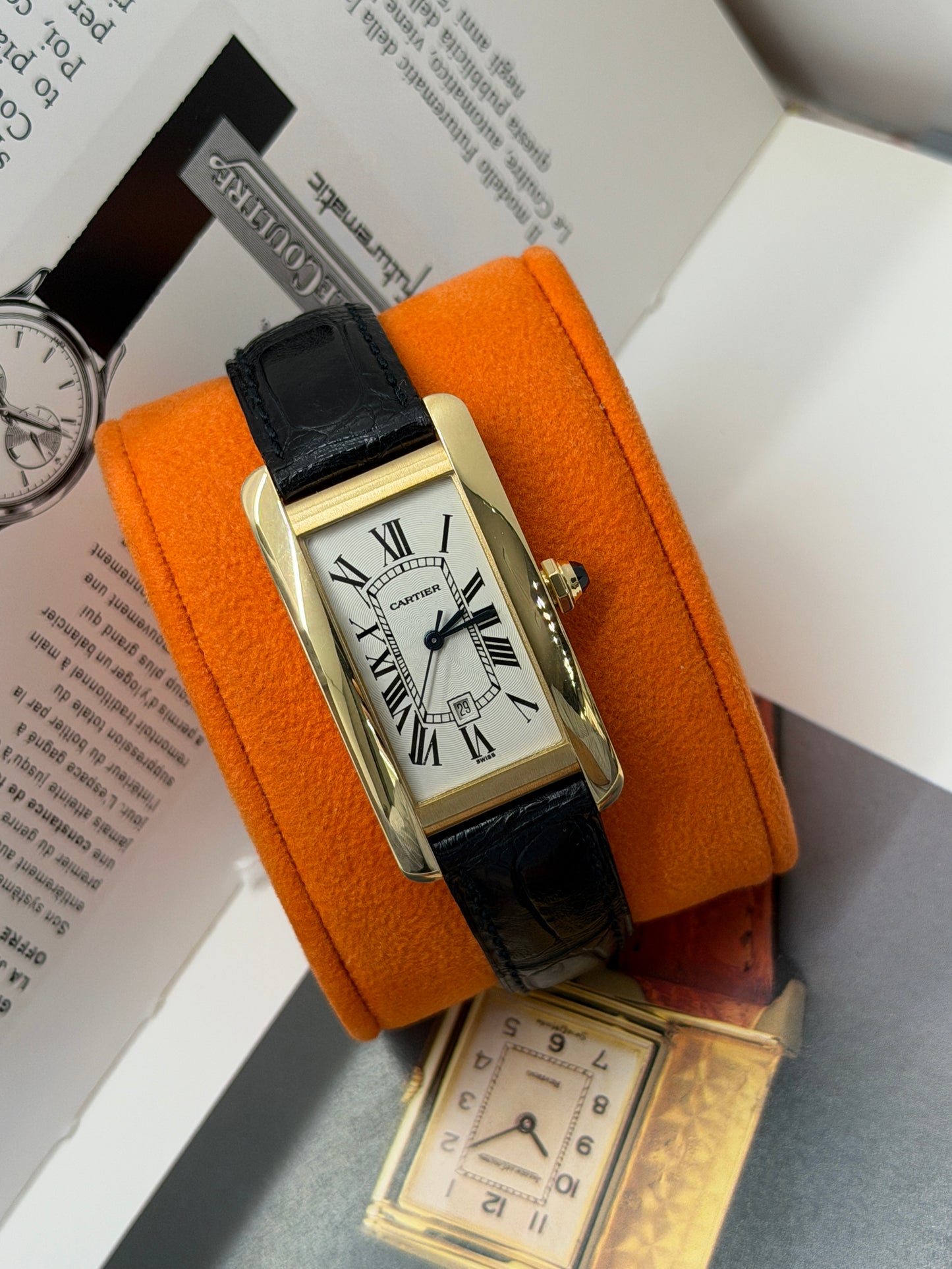 Cartier Tank Américaine 18k Diamond - Ref.2483 - Year 2001