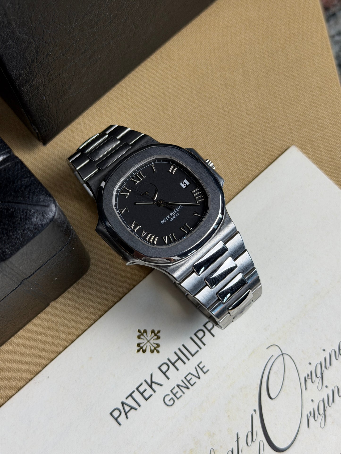Patek Philippe Nautilus Ref 3710/1A-001 - Year 2005 Perfect Condition