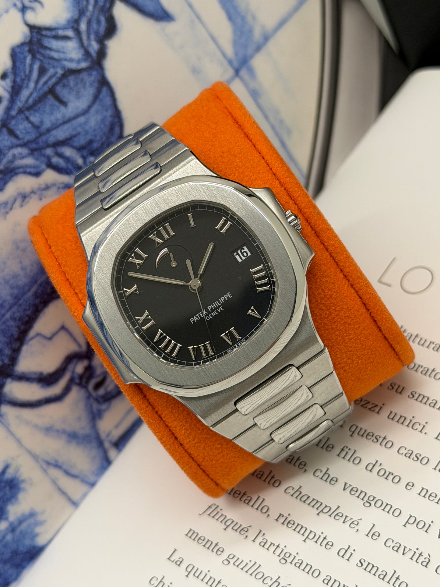 Patek Philippe Nautilus Ref 3710/1A-001 - Year 2005 Perfect Condition