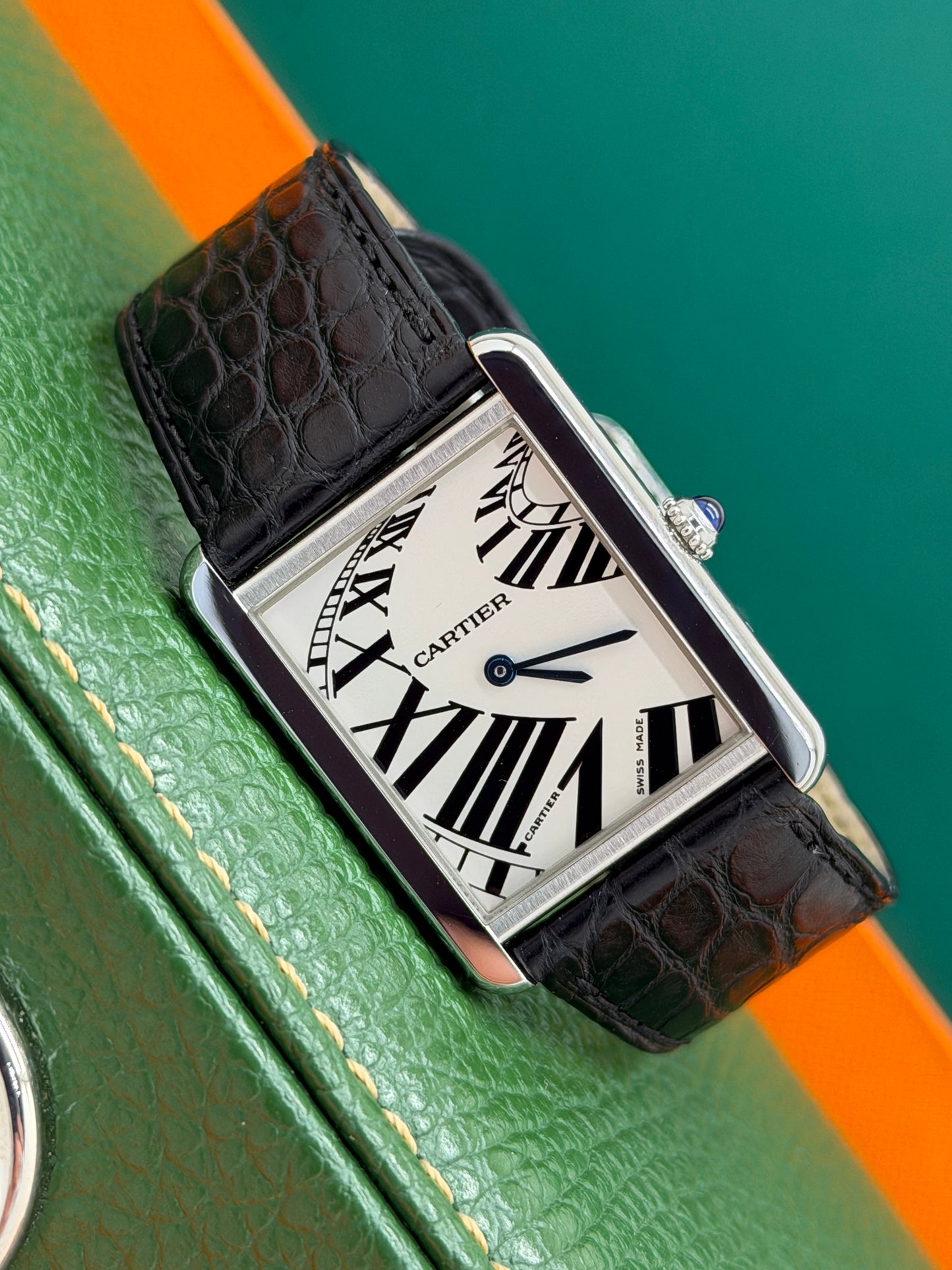 Cartier Tank Solo Art Dèco Dial Ref 3169