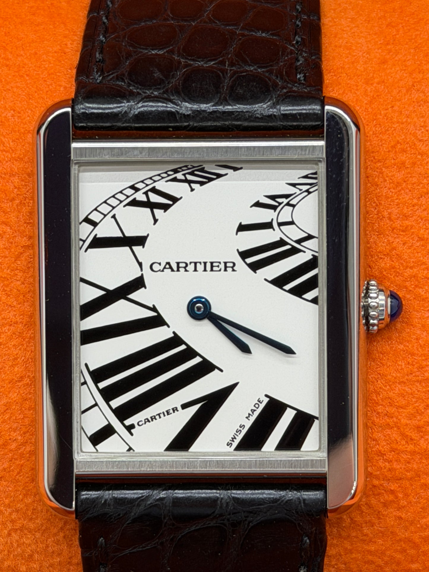 Cartier Tank Solo Art Dèco Dial Ref 3169