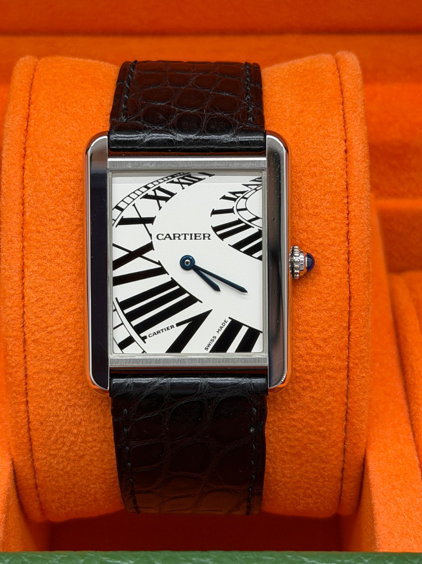 Cartier Tank Solo Art Dèco Dial Ref 3169