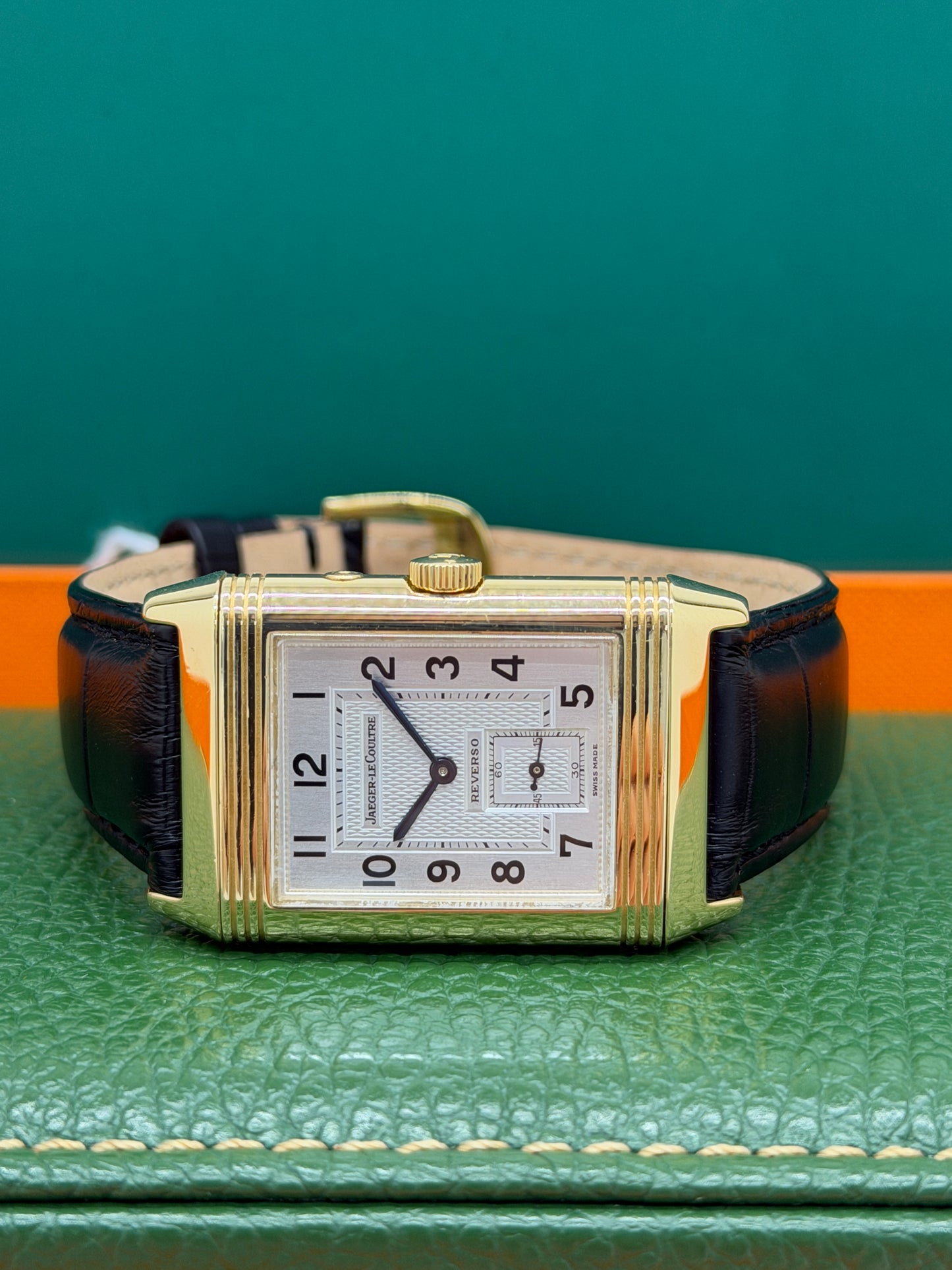 Jaeger-LeCoultre Reverso Duoface Night & Day - Silver Dial Yellow Gold - Ref 270.1.54