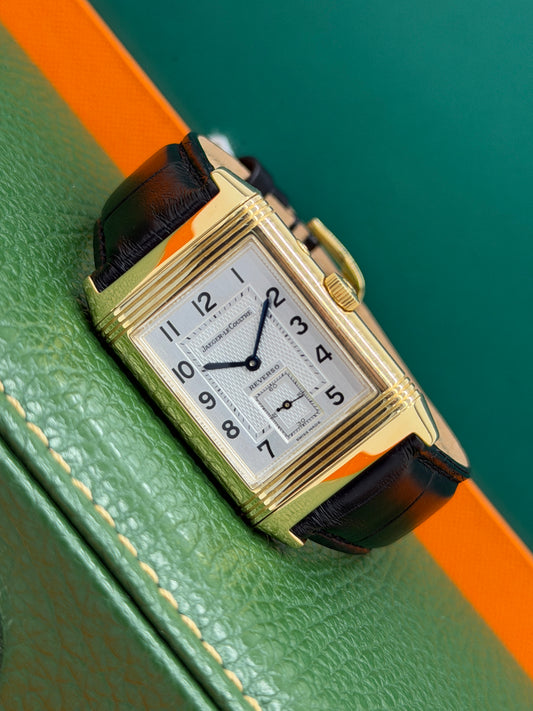 Jaeger-LeCoultre Reverso Duoface Night & Day - Silver Dial Yellow Gold - Ref 270.1.54