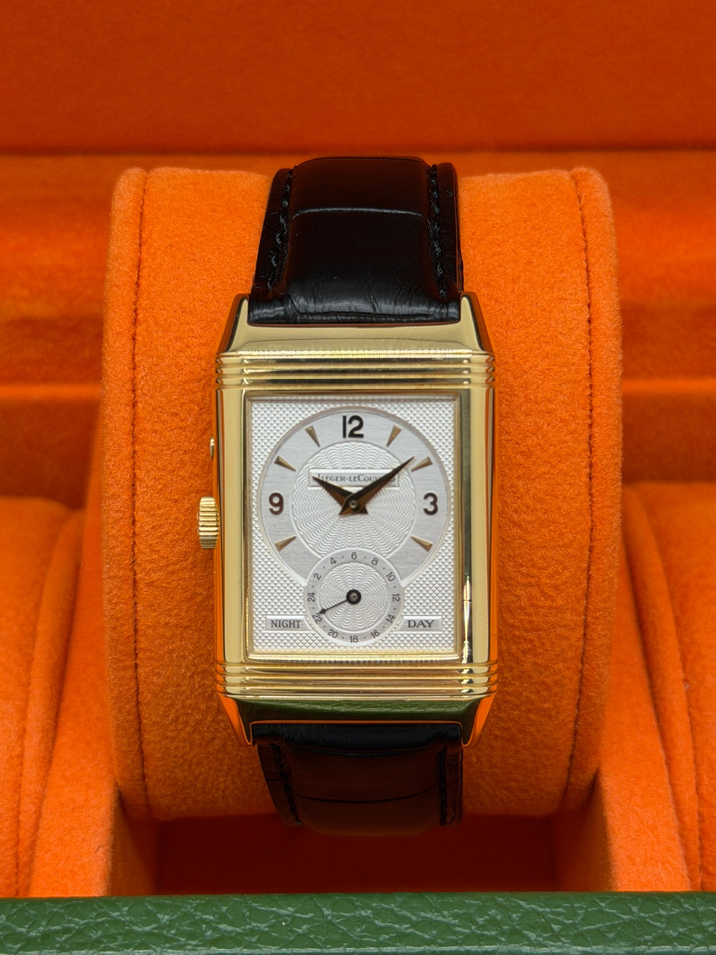 Jaeger-LeCoultre Reverso Duoface Night & Day - Silver Dial Yellow Gold - Ref 270.1.54