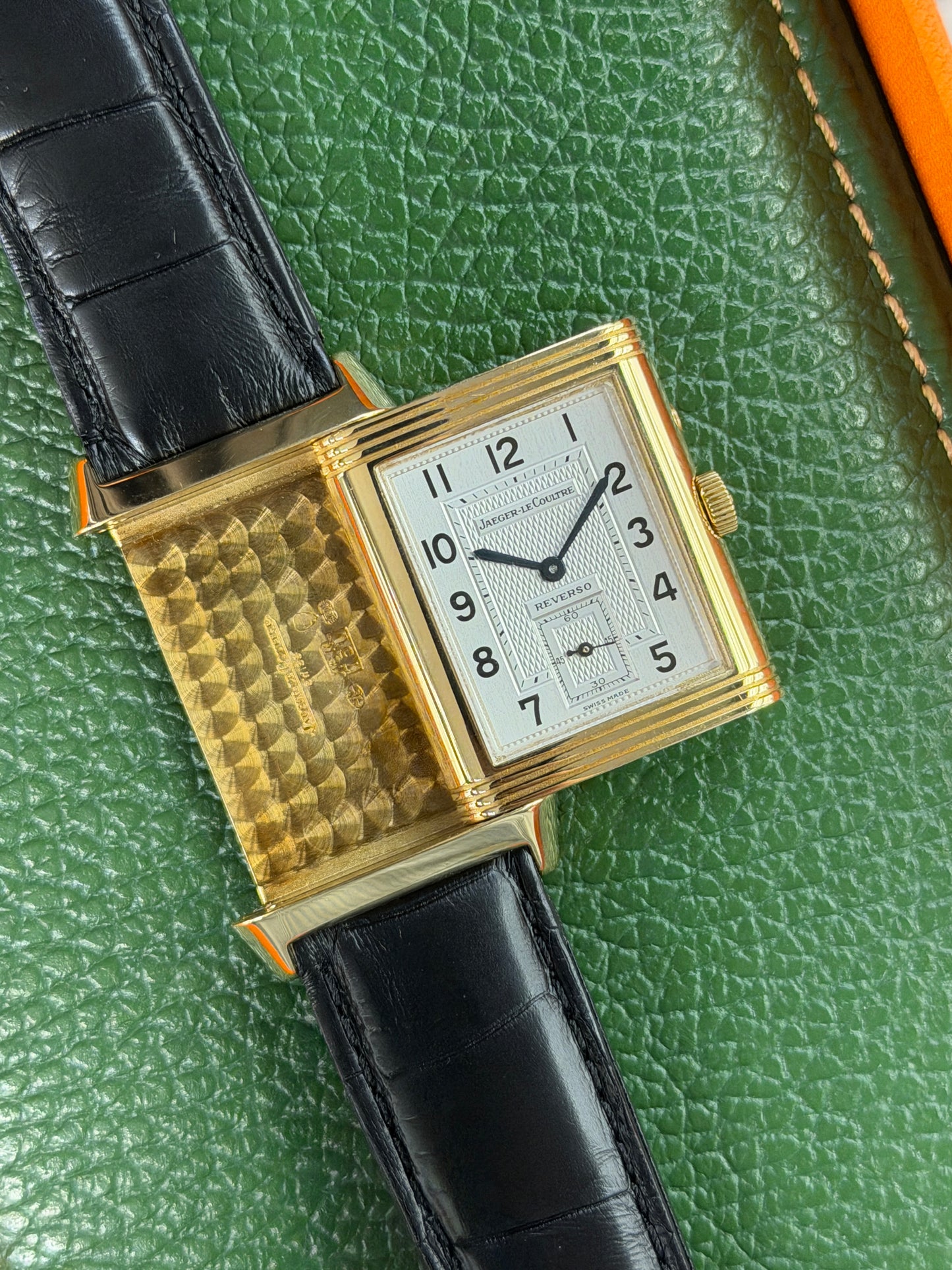 Jaeger-LeCoultre Reverso Duoface Night & Day - Silver Dial Yellow Gold - Ref 270.1.54