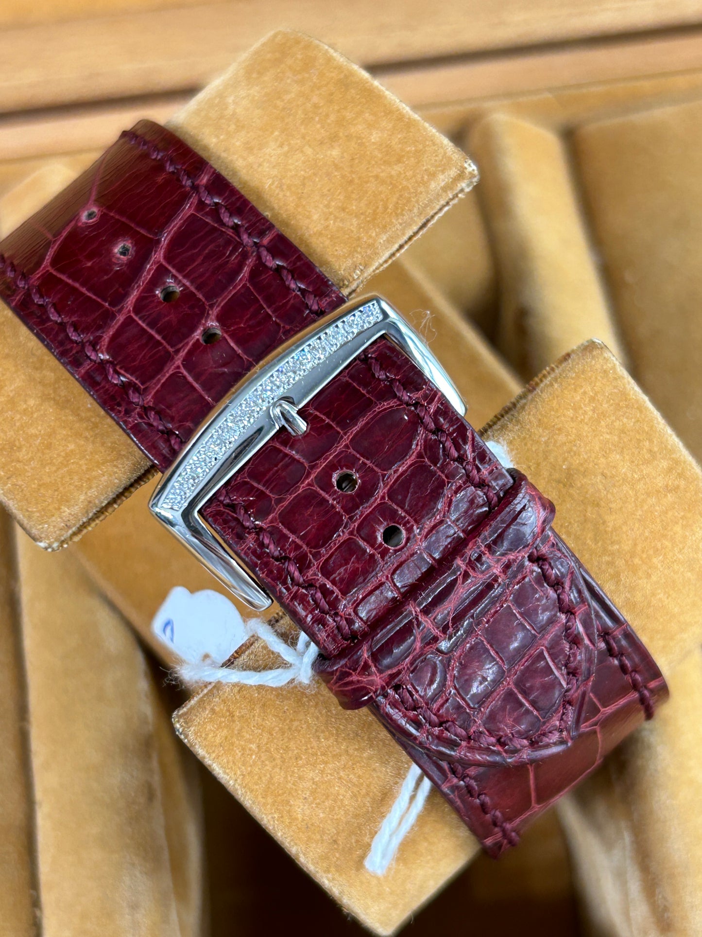 Franck Muller Long Island Crazy Hours - 18Kt White Gold & Diamonds - Ref 1200CH D