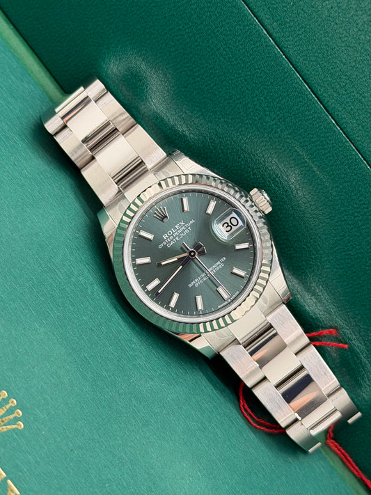 Rolex Datejust 31 Green Mint Dial - New 2026 Ref 278274