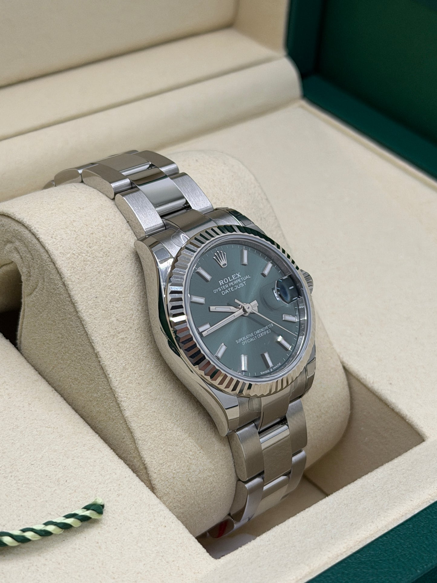 Rolex Datejust 31 Green Mint Dial - New 2026 Ref 278274
