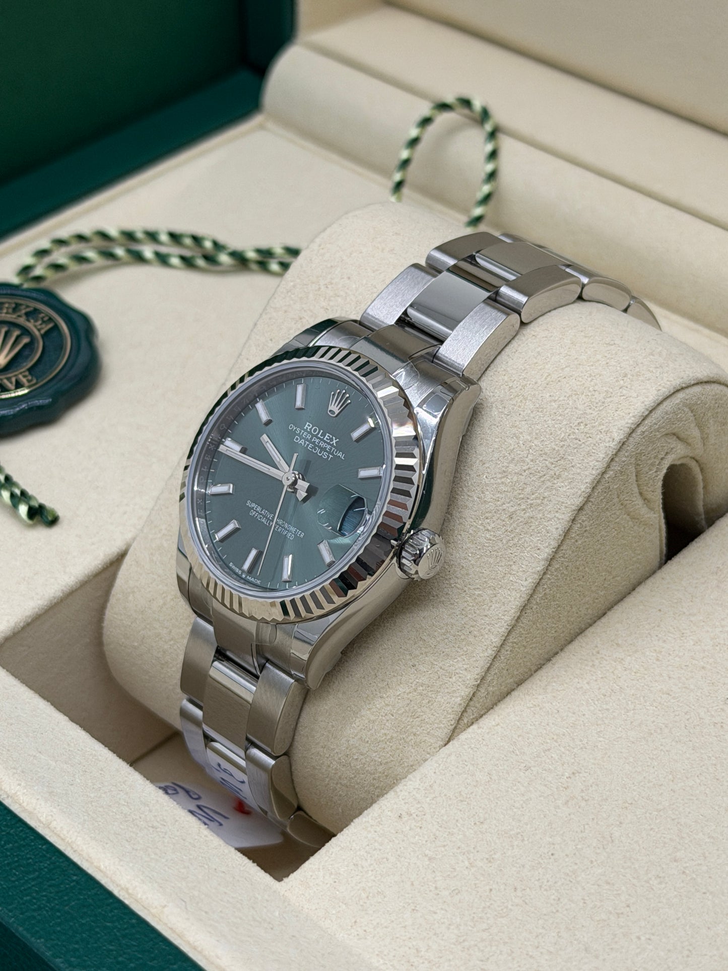 Rolex Datejust 31 Green Mint Dial - New 2026 Ref 278274