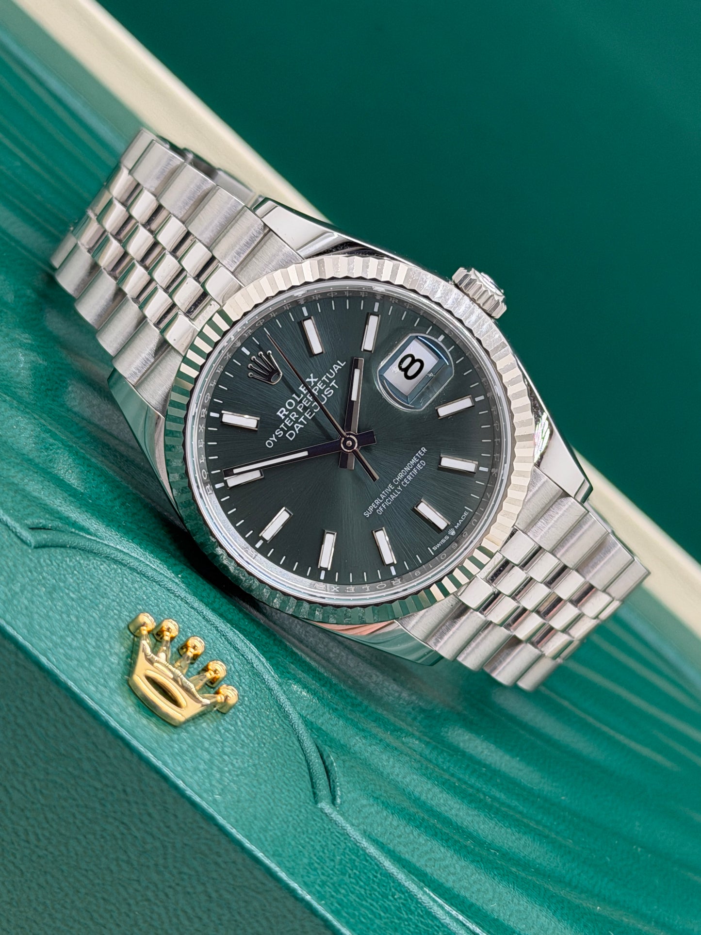 Rolex Datejust 36 Green Mint Dial - Ref 126234 -  2024