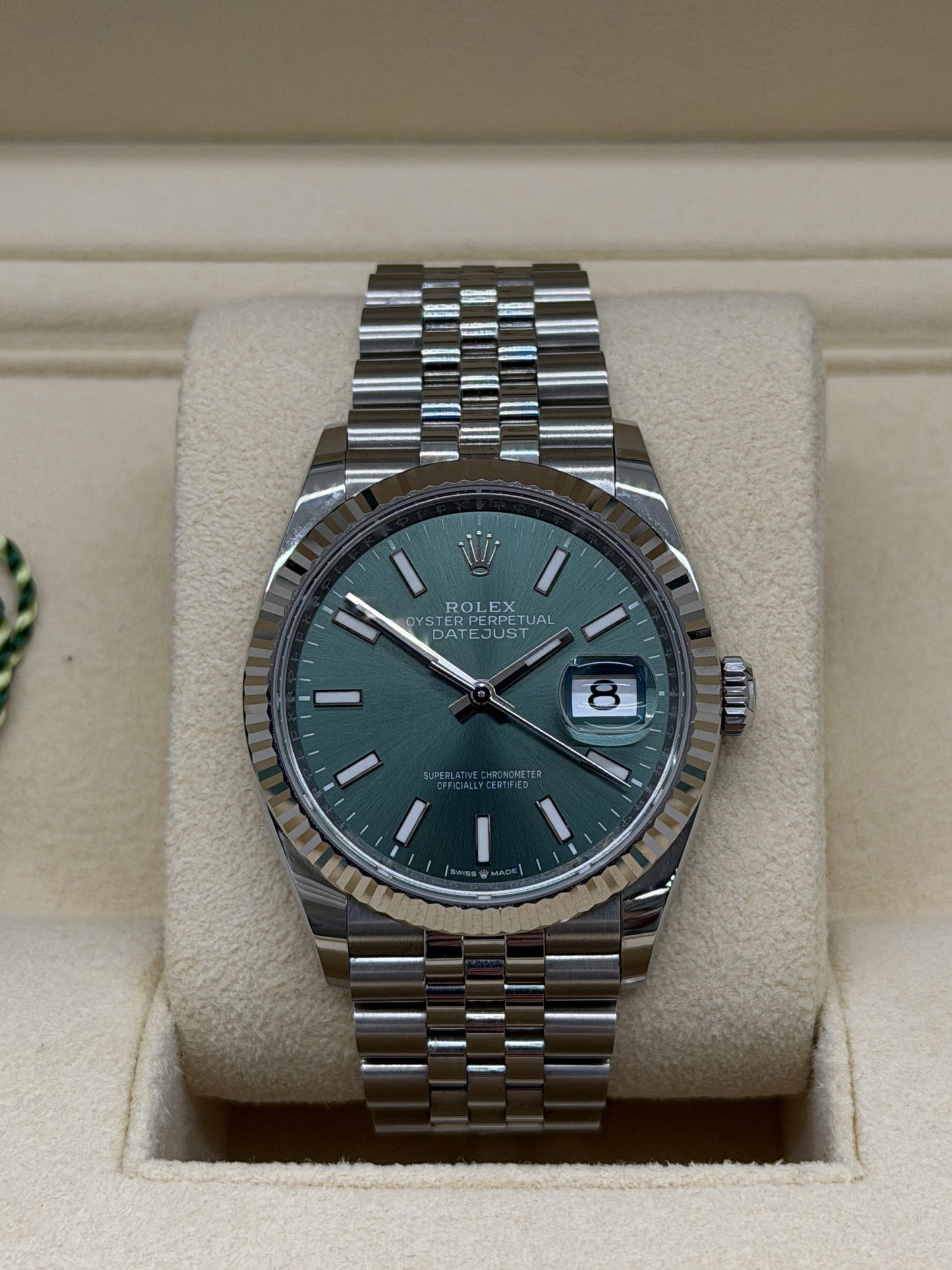 Rolex Datejust 36 Green Mint Dial - Ref 126234 -  2024