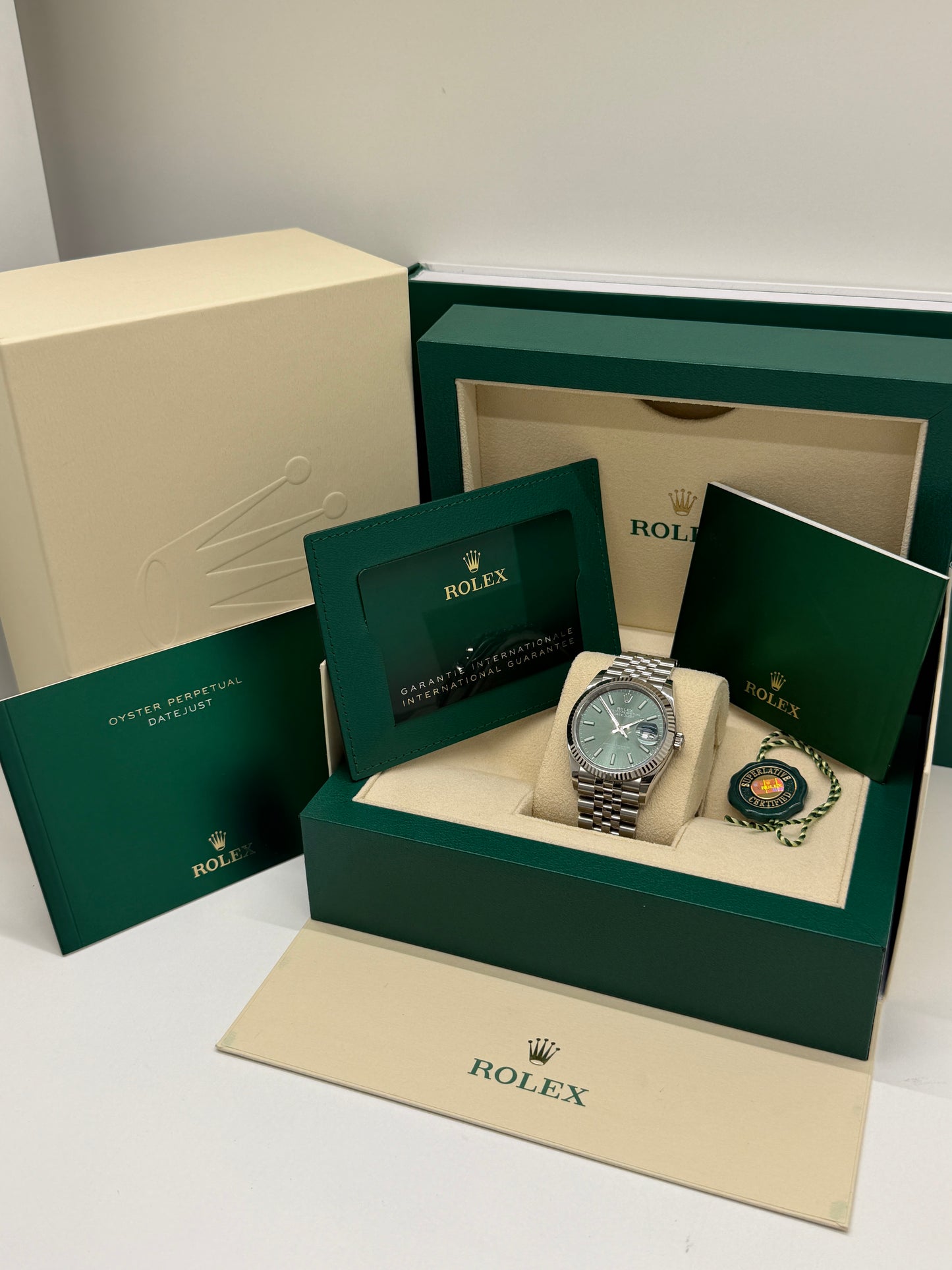 Rolex Datejust 36 Green Mint Dial - Ref 126234 -  2024