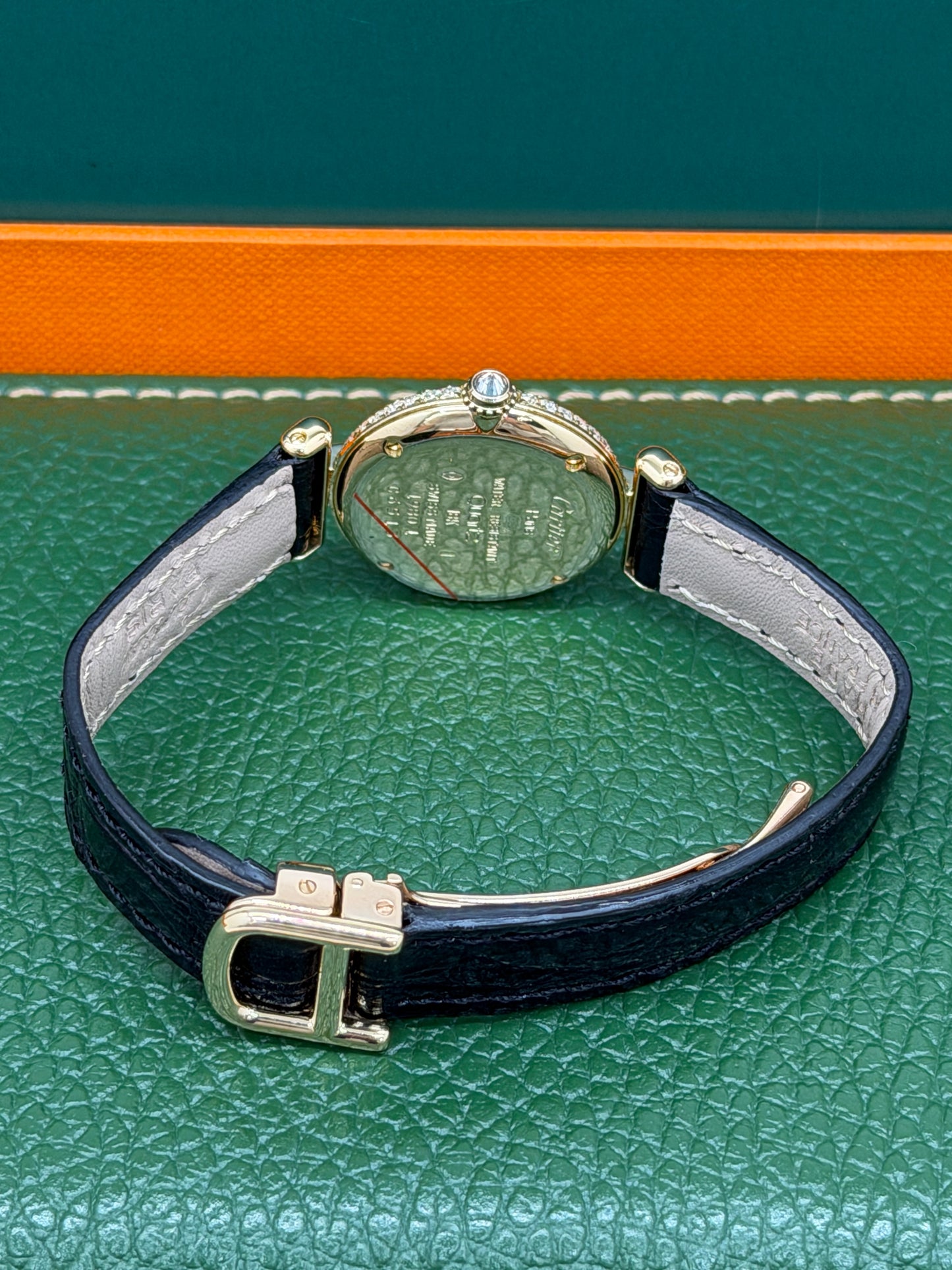 Cartier Colisee 25mm Ladies Quartz Watch Colisee - Yellow Gold & Diamonds Ref 1980