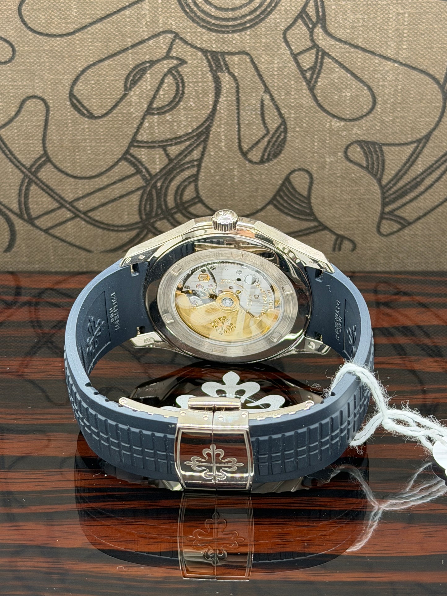 Patek Philippe Aquanaut White Gold - Blue Dial - Year 2017 Ref 5168G-001