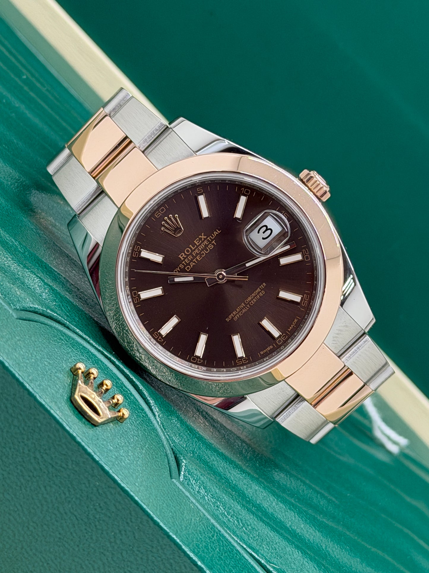 Rolex Datejust 41 Chocolate Dial - Like New - Year 2019 Ref 126301