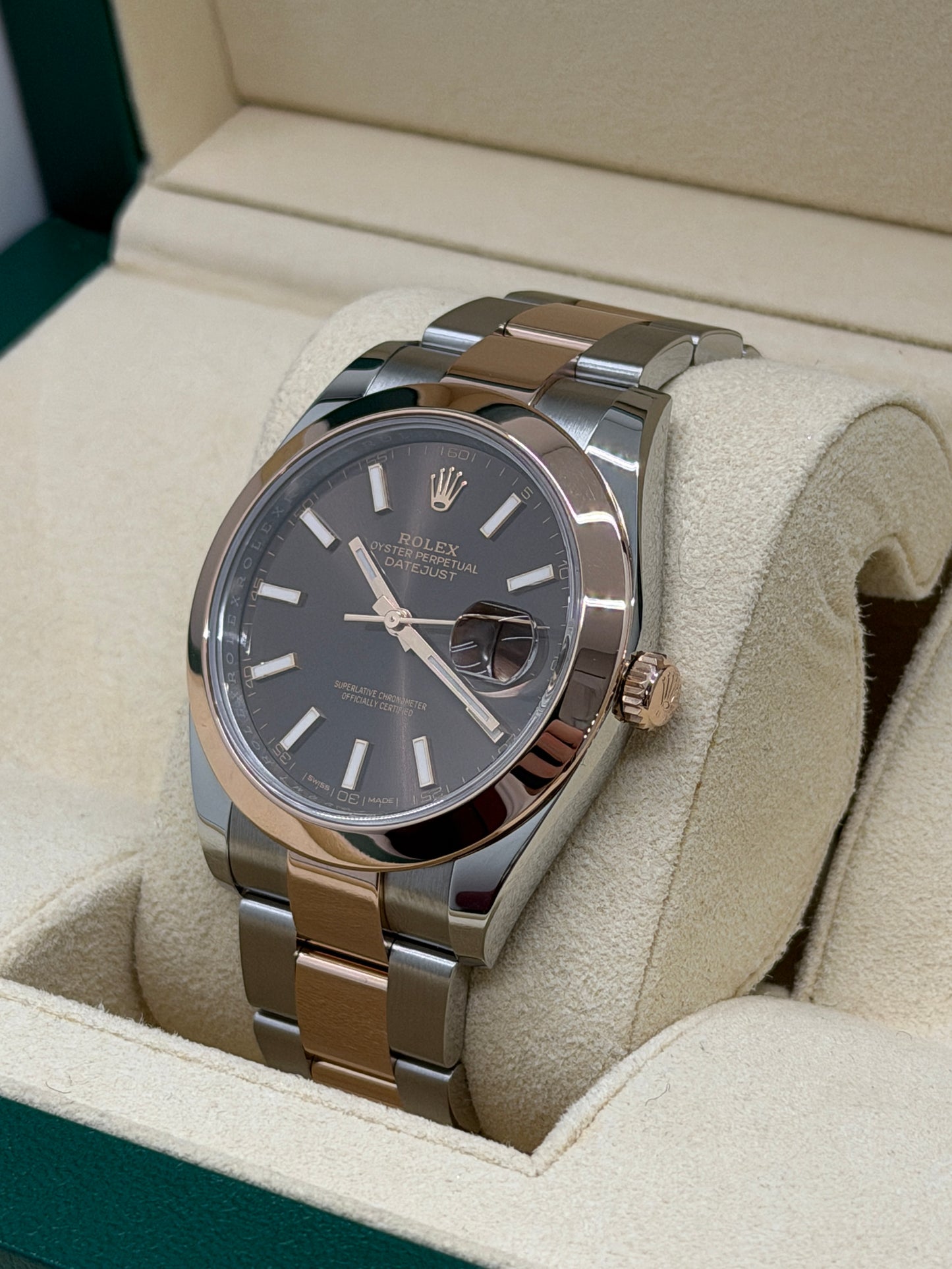 Rolex Datejust 41 Chocolate Dial - Like New - Year 2019 Ref 126301