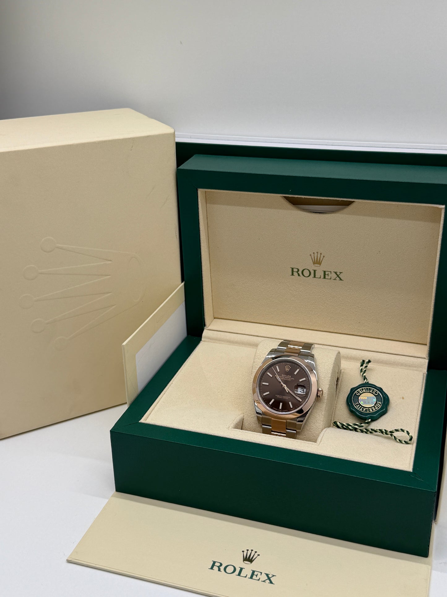 Rolex Datejust 41 Chocolate Dial - Like New - Year 2019 Ref 126301