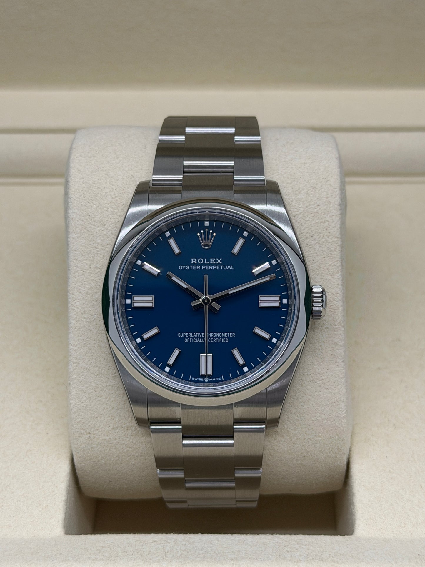 Rolex Oyster Perpetual 36 Ref.126000 - Blue Dial - New 2026