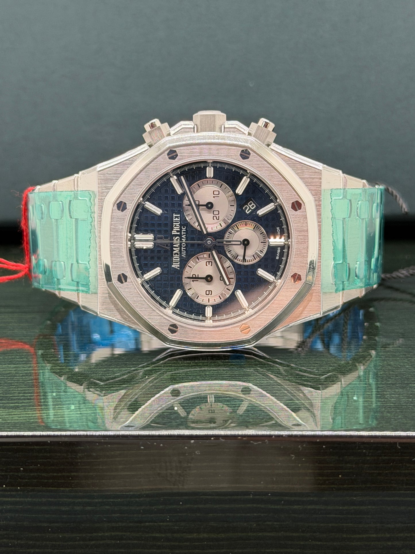 Audemars Piguet Royal Oak Chronograph 41mm - Blue Panda Dial - NOS - New Full Stickers Ref 26331ST.OO.1220ST.01