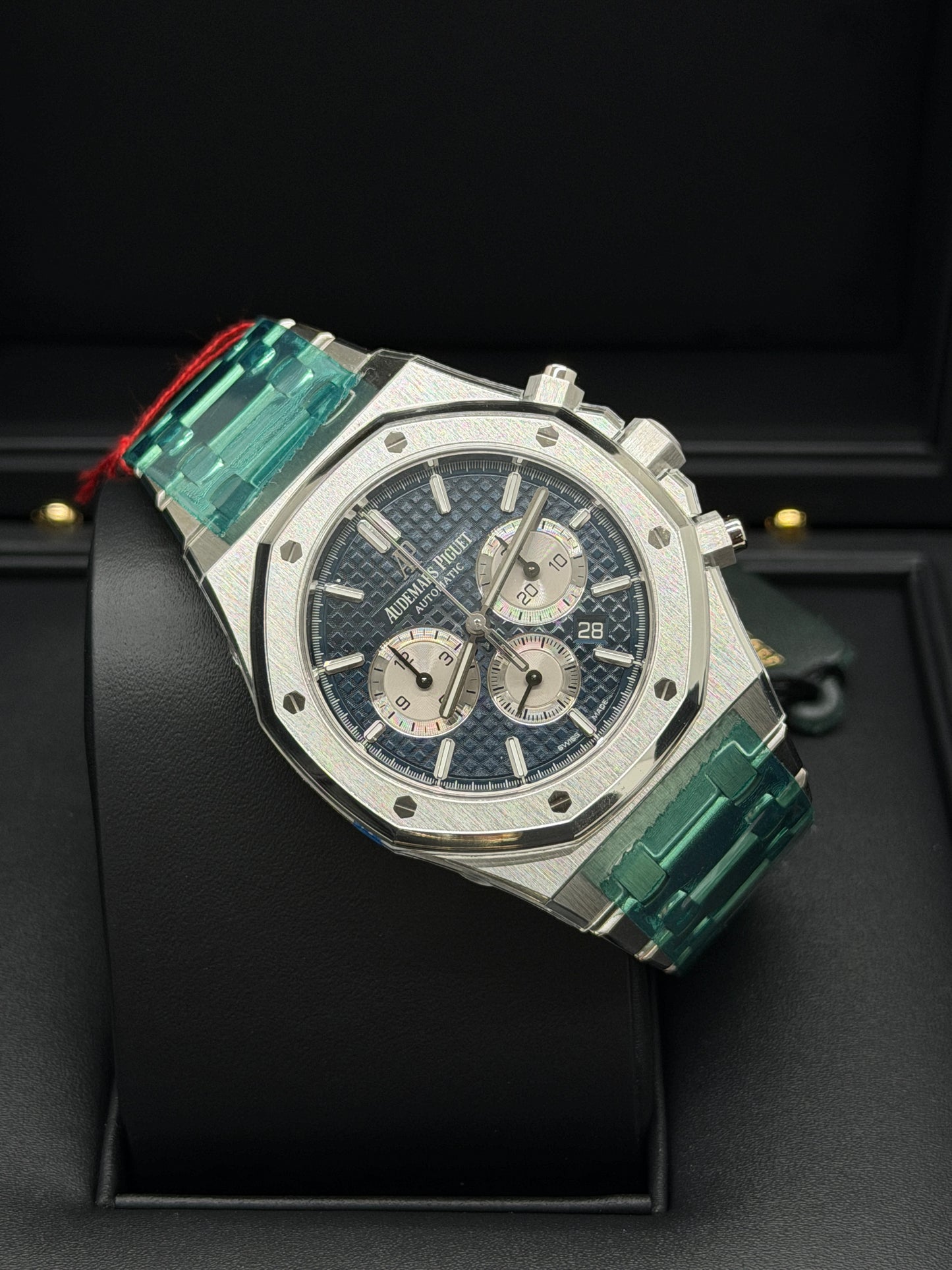 Audemars Piguet Royal Oak Chronograph 41mm - Blue Panda Dial - NOS - New Full Stickers Ref 26331ST.OO.1220ST.01