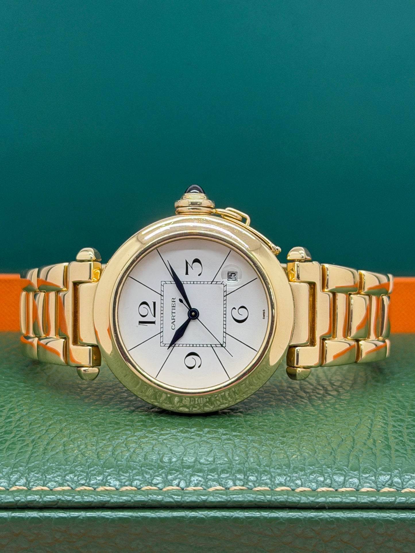 Cartier Pasha 38mm  Full 18KT Yellow Gold - Ref.1988