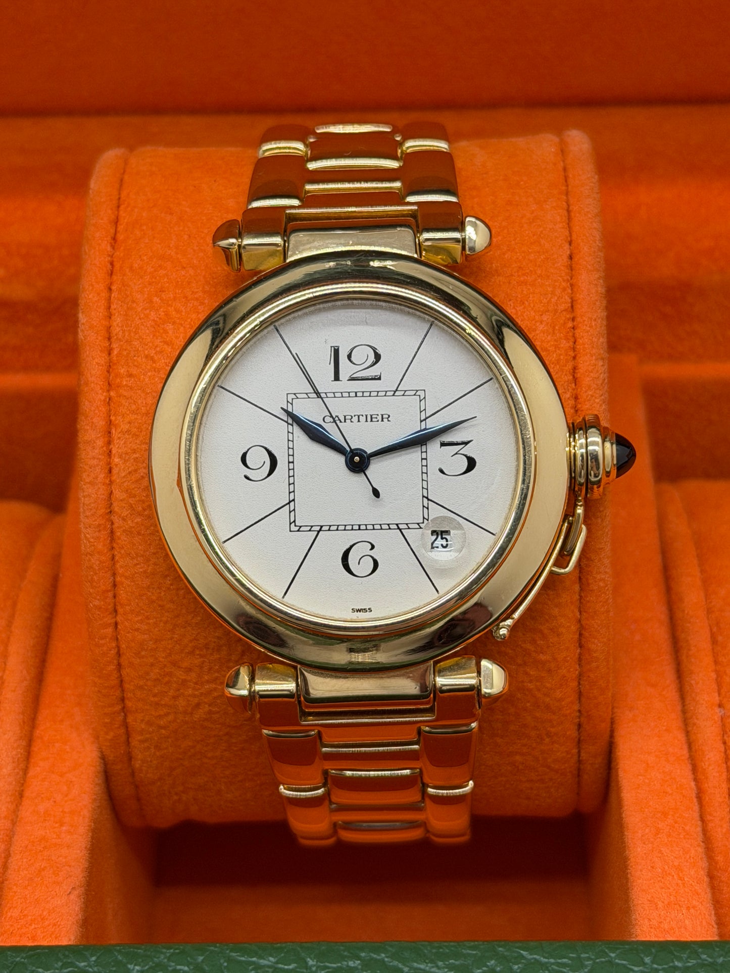 Cartier Pasha 38mm  Full 18KT Yellow Gold - Ref.1988