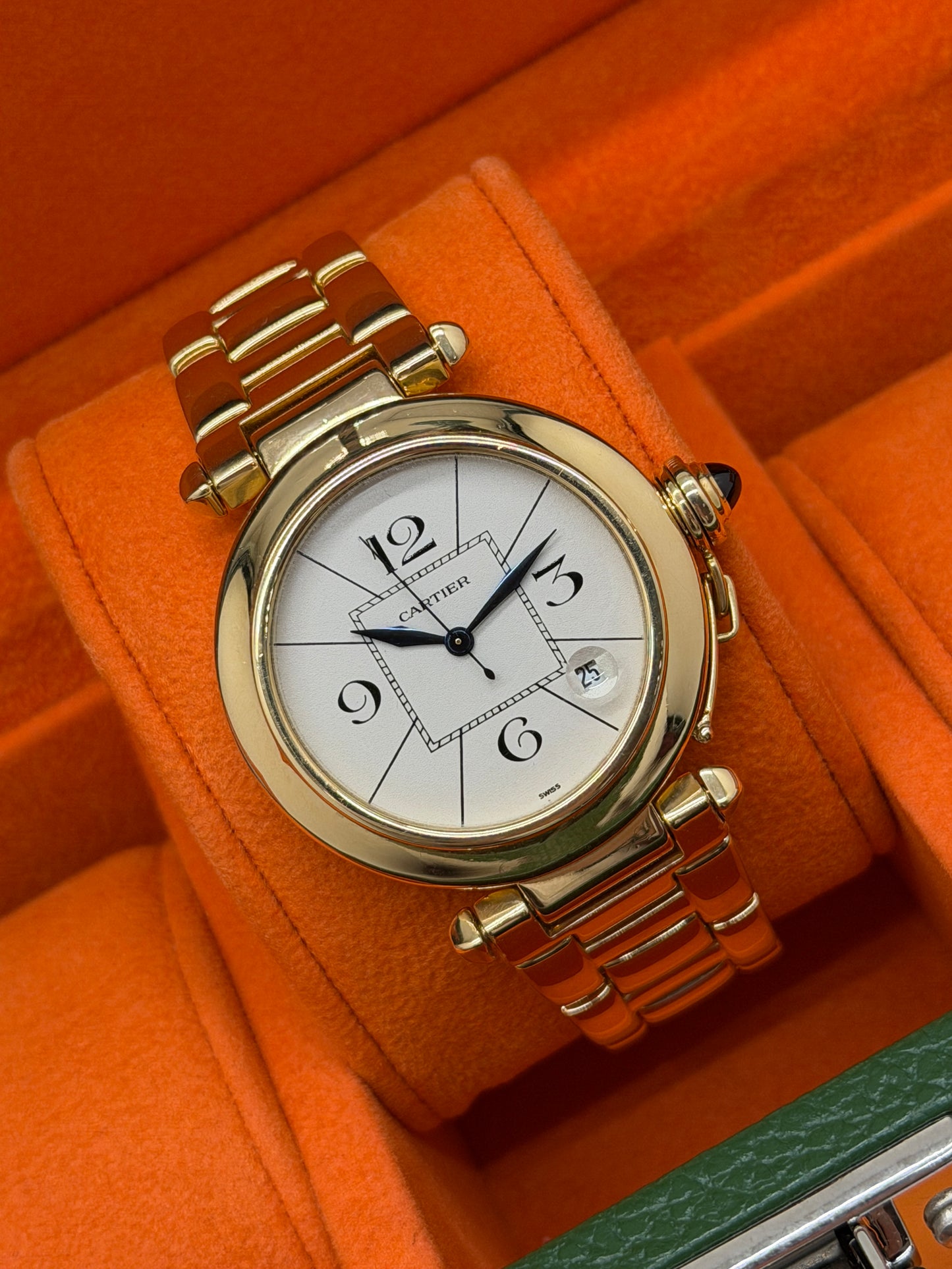 Cartier Pasha 38mm  Full 18KT Yellow Gold - Ref.1988