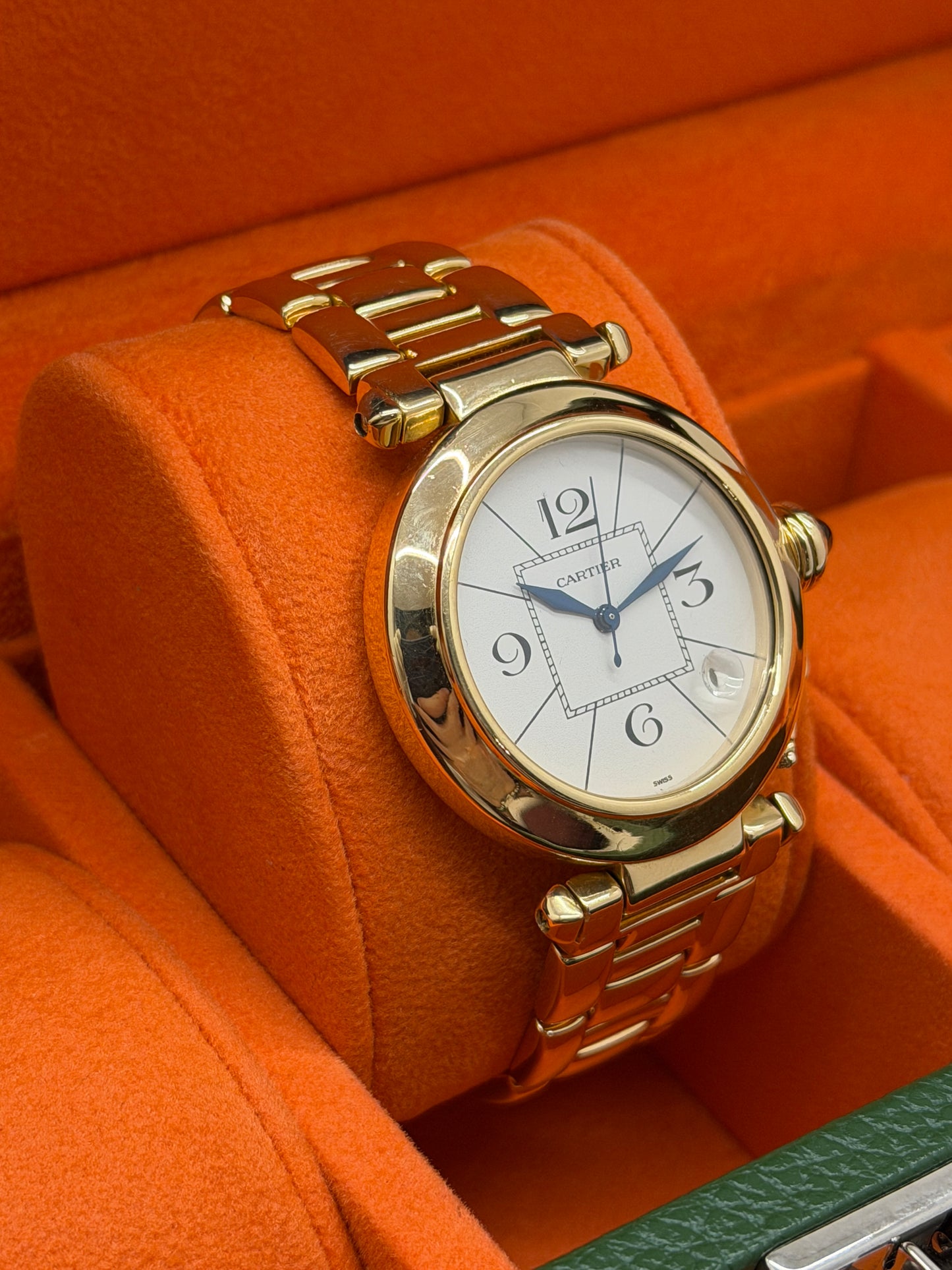 Cartier Pasha 38mm  Full 18KT Yellow Gold - Ref.1988