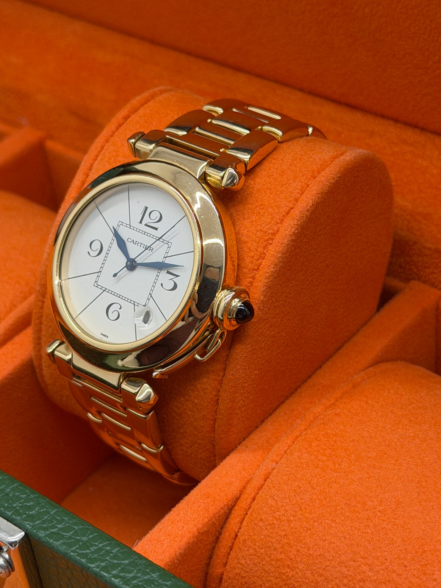 Cartier Pasha 38mm  Full 18KT Yellow Gold - Ref.1988
