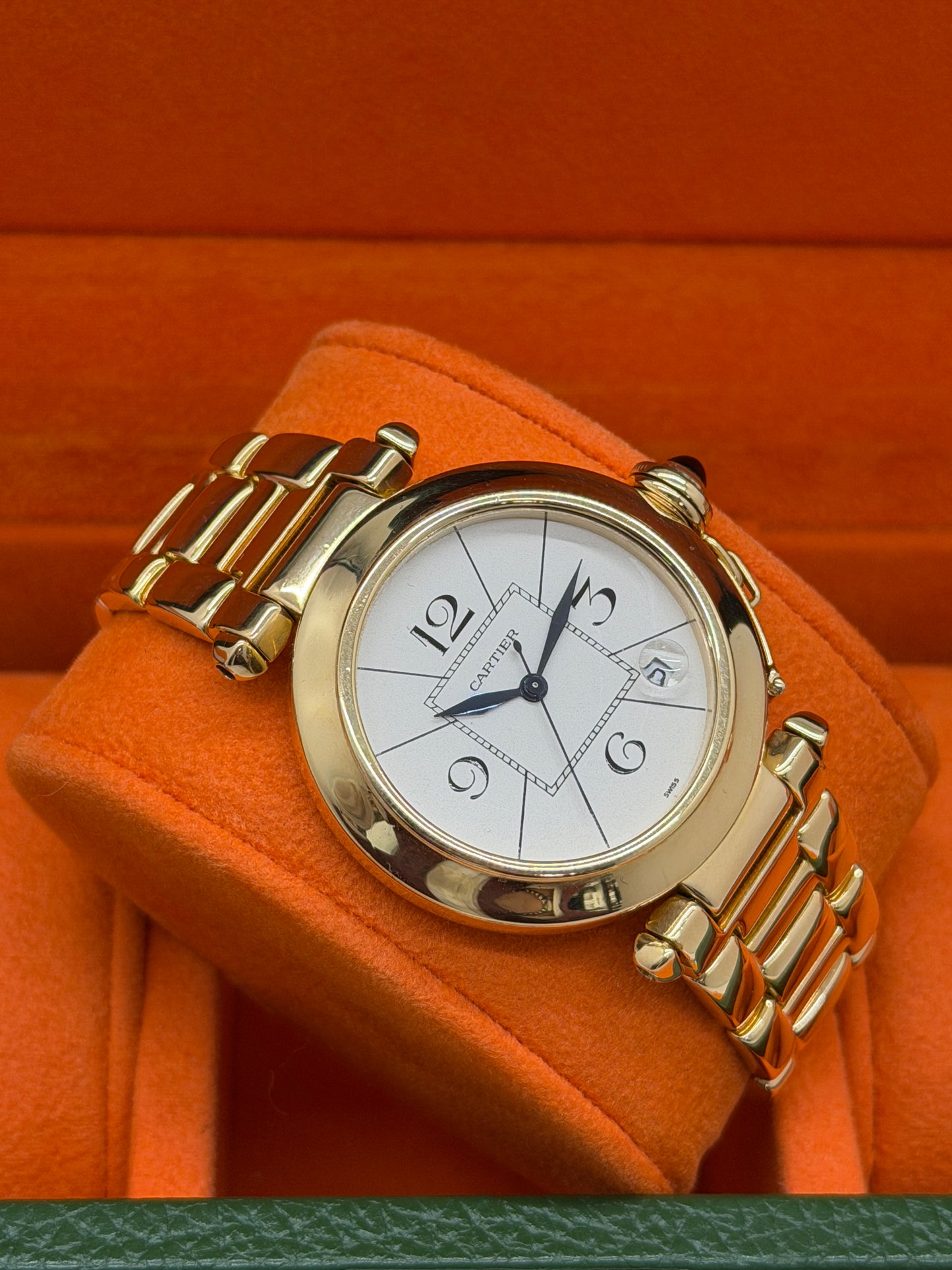 Cartier Pasha 38mm  Full 18KT Yellow Gold - Ref.1988