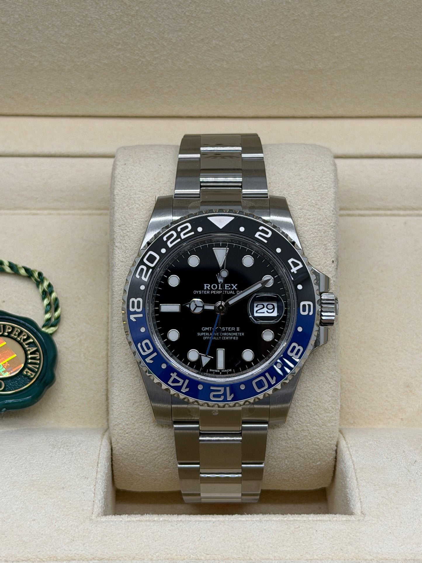 Rolex GMT-Master II "Batman" - Ref 116710BLNR - NOS - (Full Stickers) Year 2017