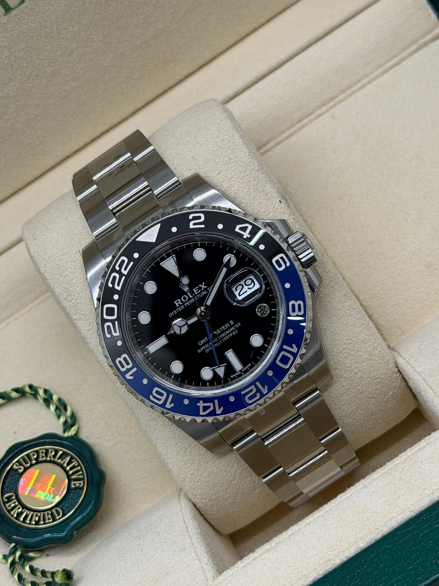 Rolex GMT-Master II "Batman" - Ref 116710BLNR - NOS - (Full Stickers) Year 2017