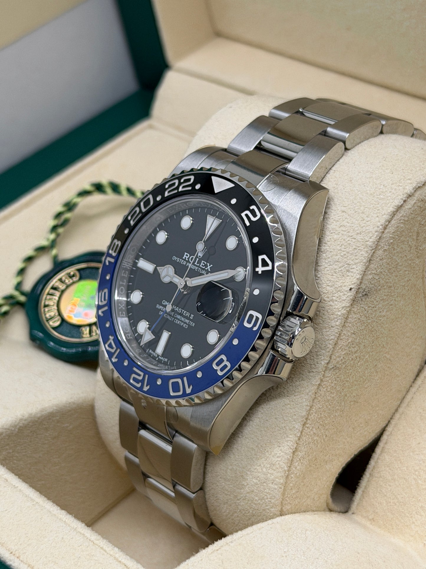 Rolex GMT-Master II "Batman" - Ref 116710BLNR - NOS - (Full Stickers) Year 2017