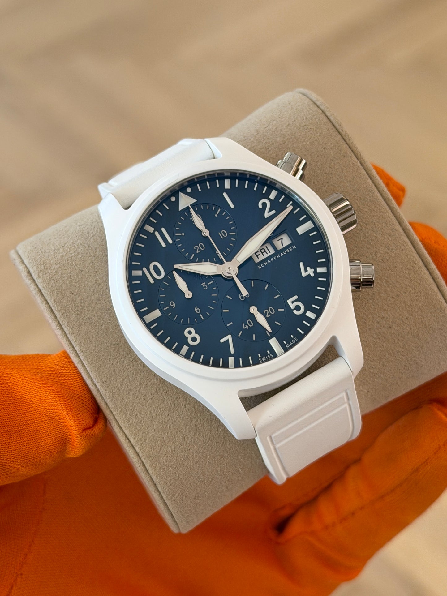 IWC Pilot Chronograph Pilot's Watch 41 Chronograph - White Ceramic - Petit Prince NEW 2026