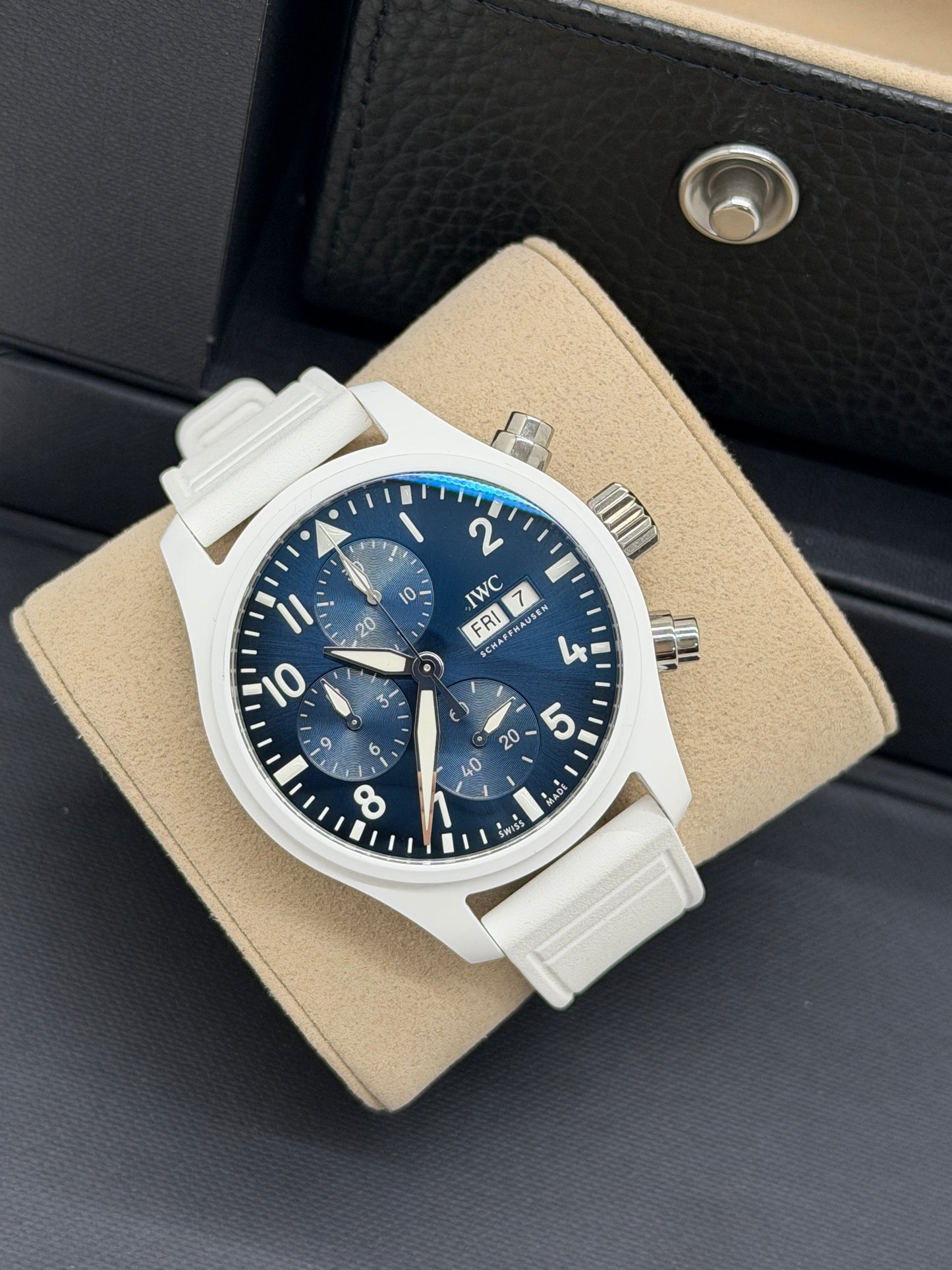 IWC Pilot Chronograph Pilot's Watch 41 Chronograph - White Ceramic - Petit Prince NEW 2026