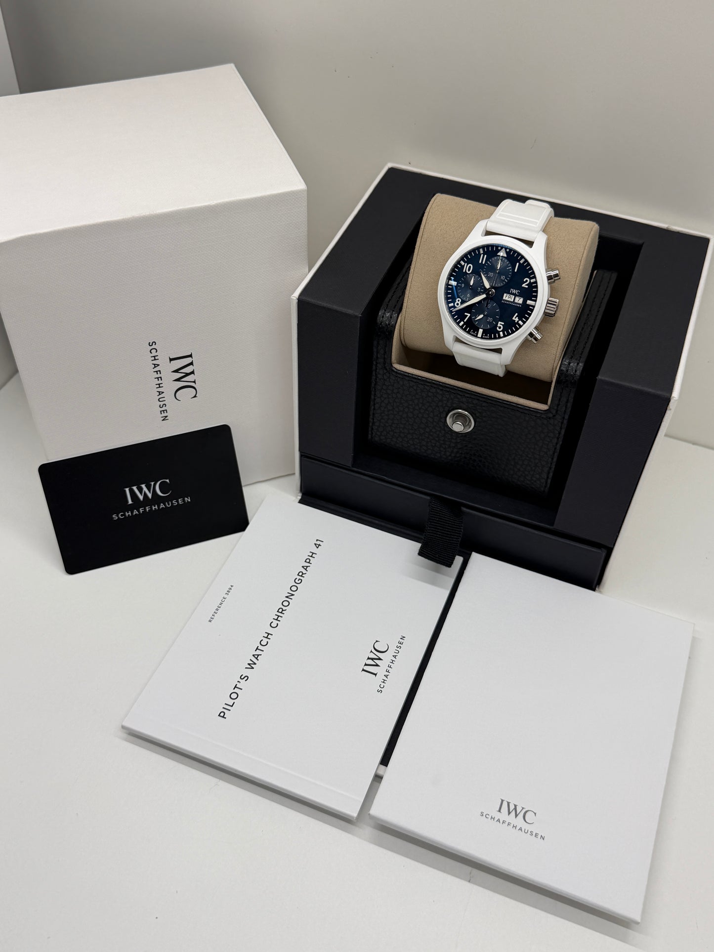 IWC Pilot Chronograph Pilot's Watch 41 Chronograph - White Ceramic - Petit Prince NEW 2026