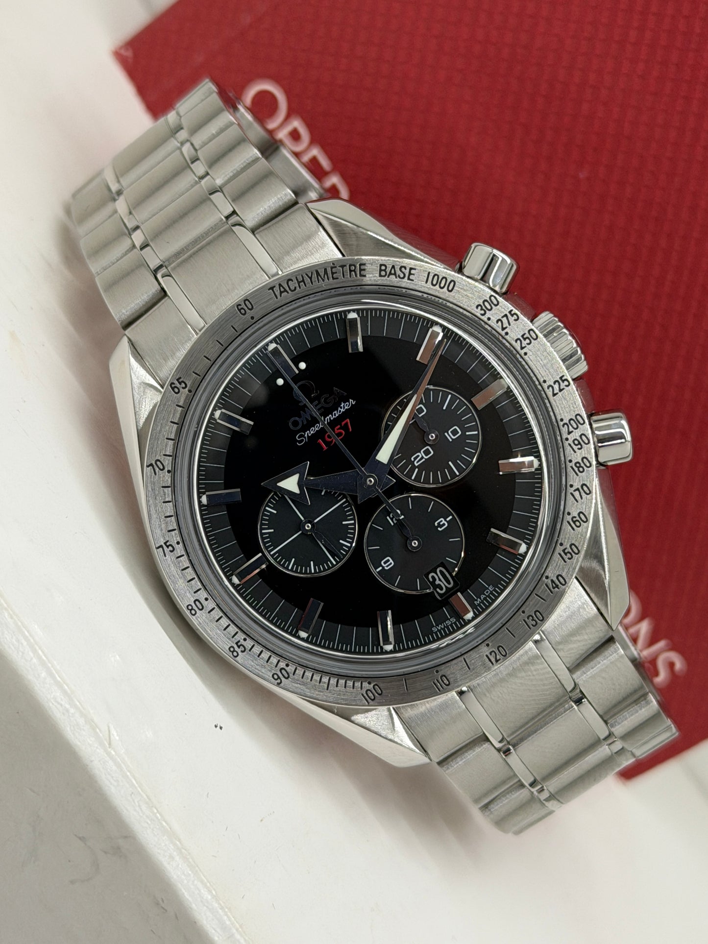 Omega Speedmaster Broad Arrow 1957 - Co - Axial Ref 321.10.42.50.01.001 - Year 2008