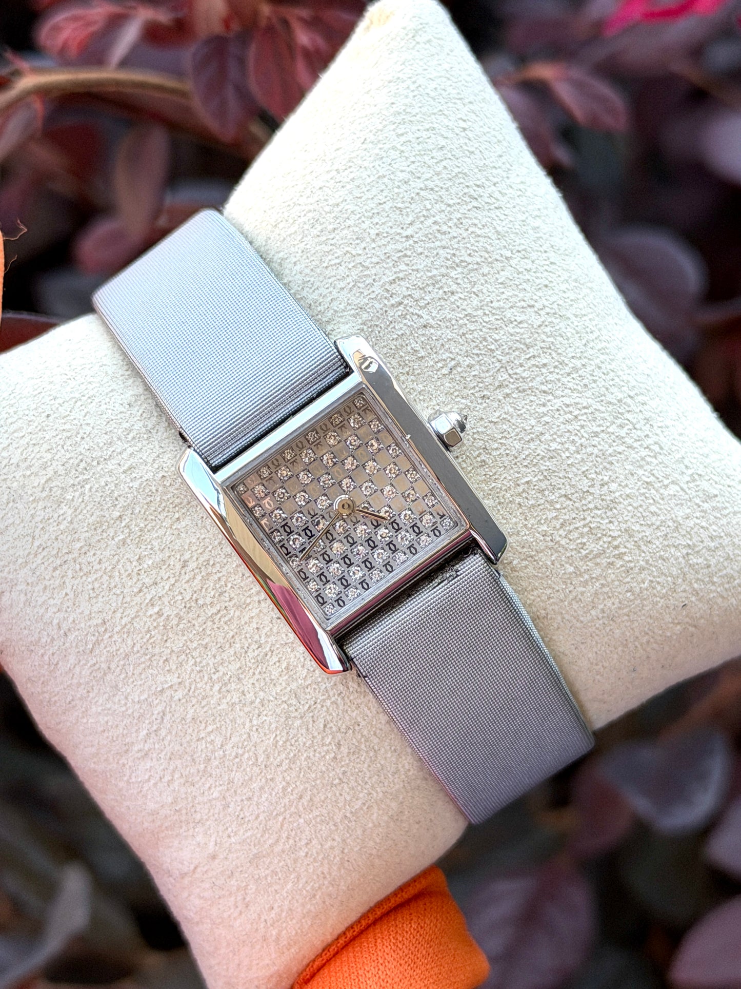 Cartier Tank Française Diamonds Dial - White Gold - Quartz Ref 2517 - WE102631