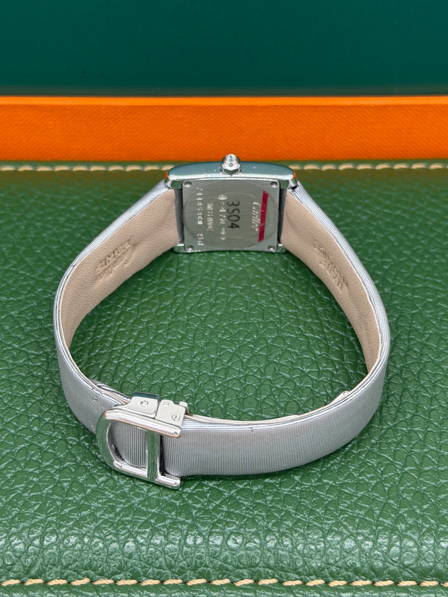 Cartier Tank Française Diamonds Dial - White Gold - Quartz Ref 2517 - WE102631