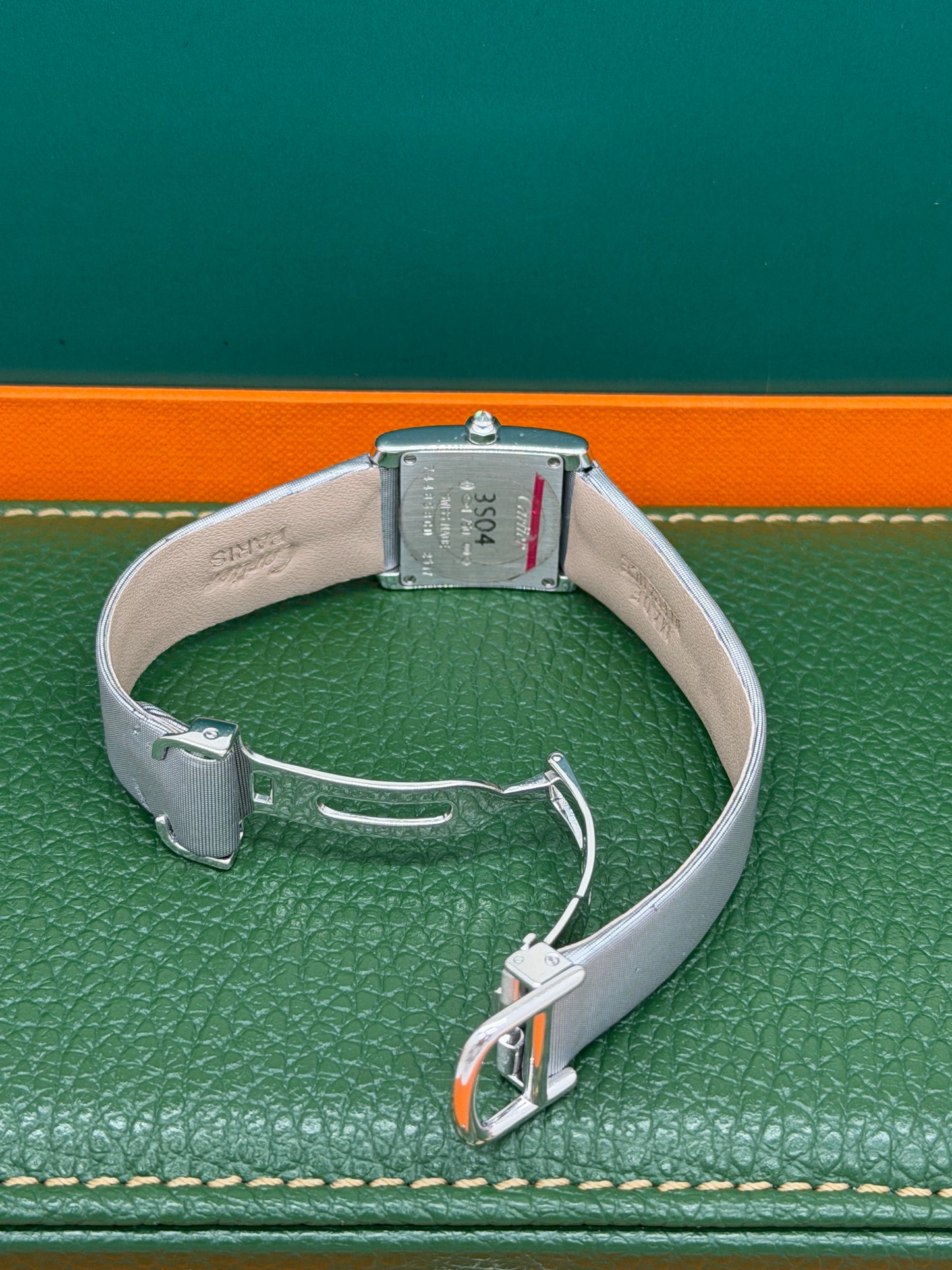 Cartier Tank Française Diamonds Dial - White Gold - Quartz Ref 2517 - WE102631
