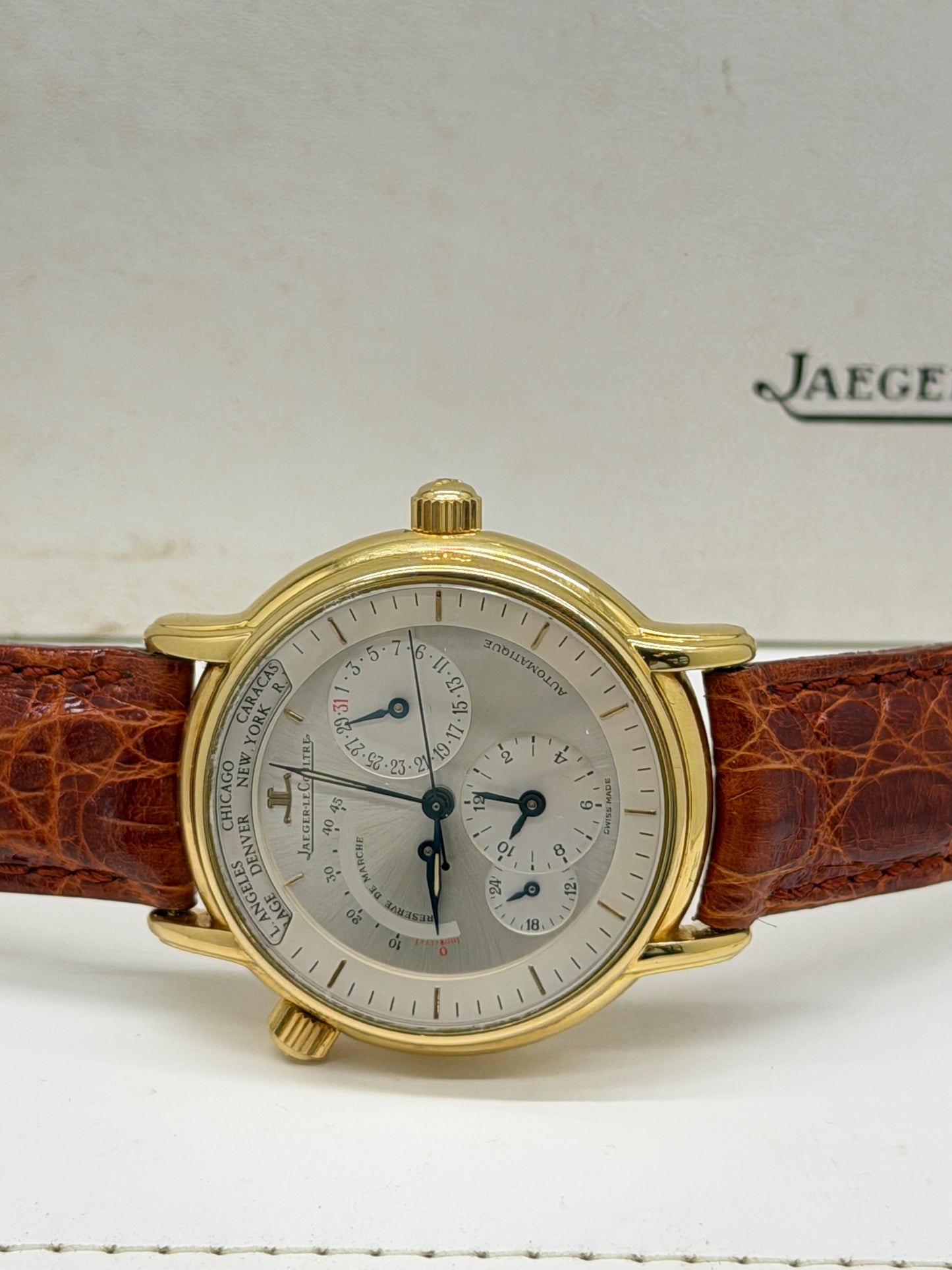 Jaeger-LeCoultre Master Geographic 38mm - Yellow Gold Ref 169.1.92
