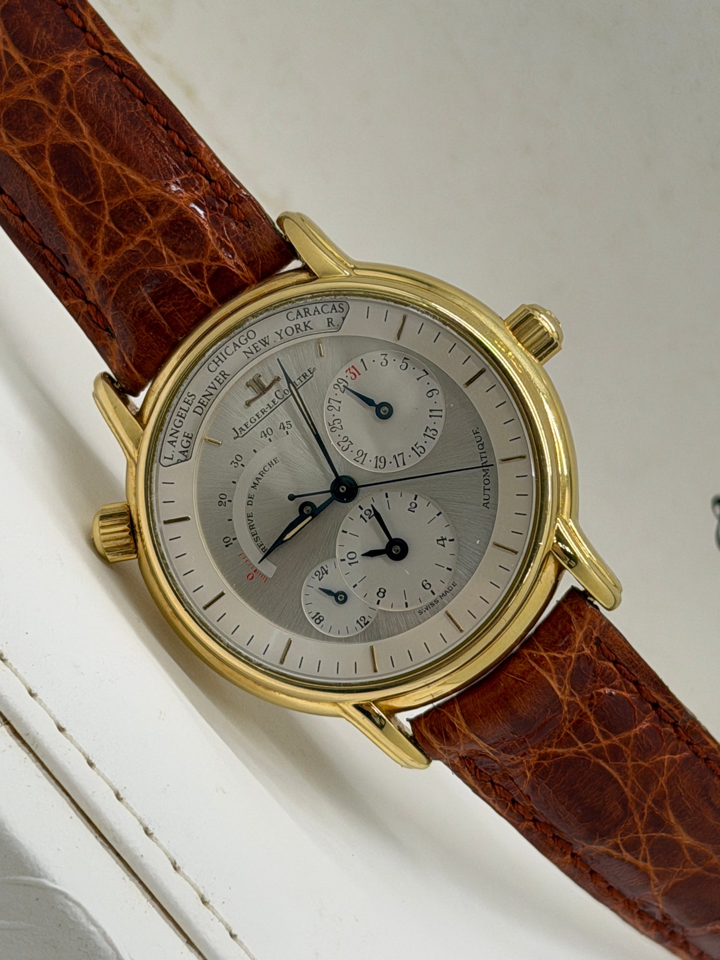 Jaeger-LeCoultre Master Geographic 38mm - Yellow Gold Ref 169.1.92
