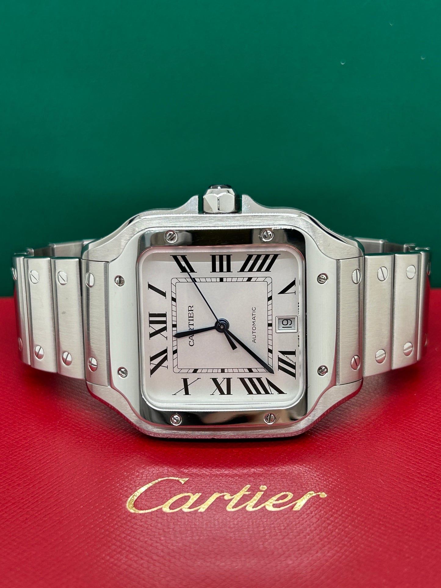 Cartier Santos - White Dial - Ref WSSA0018  - Year 2024