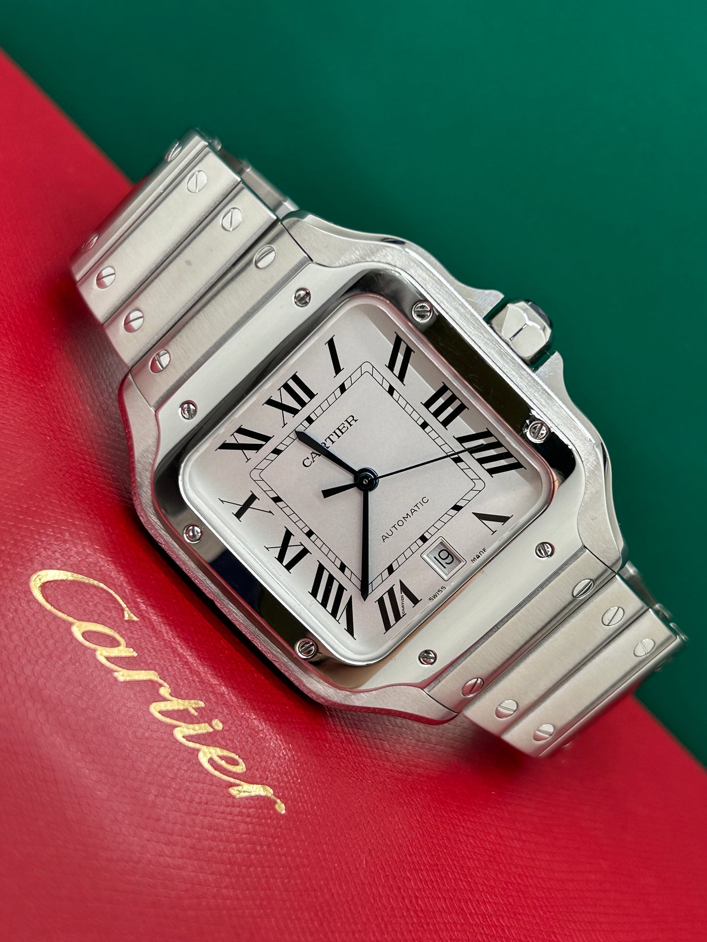 Cartier Santos - White Dial - Ref WSSA0018  - Year 2024