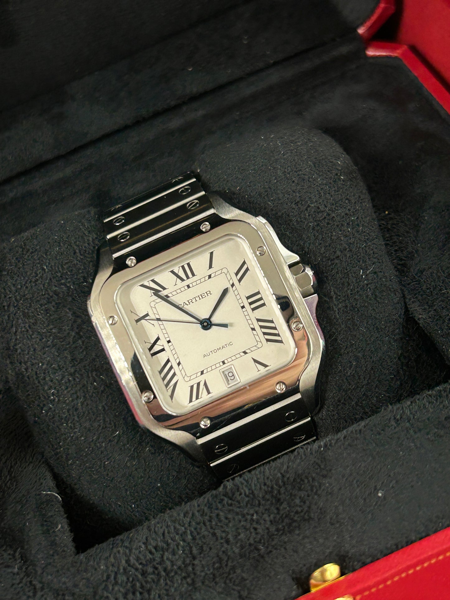 Cartier Santos - White Dial - Ref WSSA0018  - Year 2024