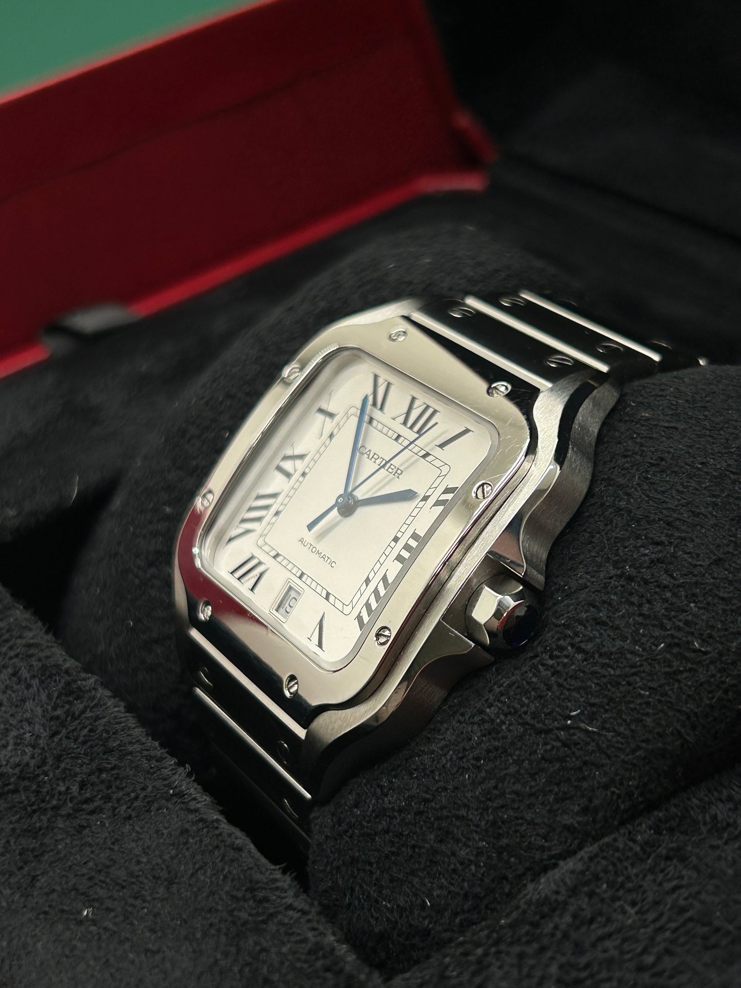 Cartier Santos - White Dial - Ref WSSA0018  - Year 2024